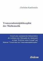 Umschlag Transzendentalphilosophie der Mathematik