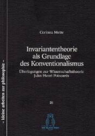 Umschlag Invariantentheorie als Grundlage des Konventionalismus